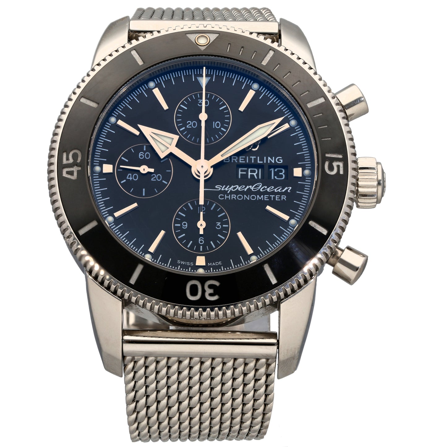 Breitling Superocean Heritage II A13313 44mm Stainless Steel Watch