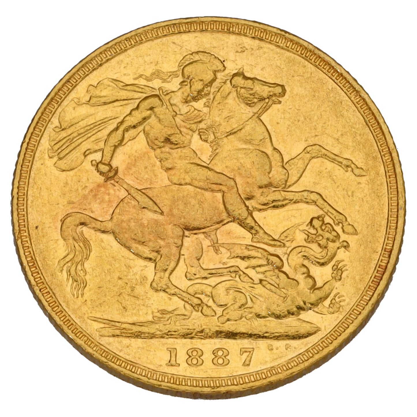 22ct Queen Victoria Full Sovereign Coin 1887