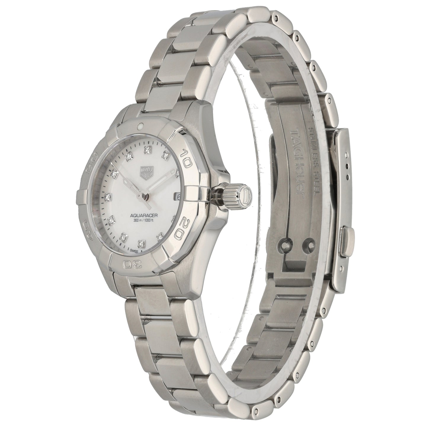 Tag Heuer Aquarcaer WBD1414 28mm Stainless Steel Watch