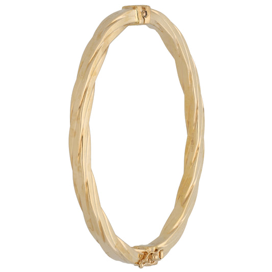 9ct Gold Hinged/Clasp Bangle