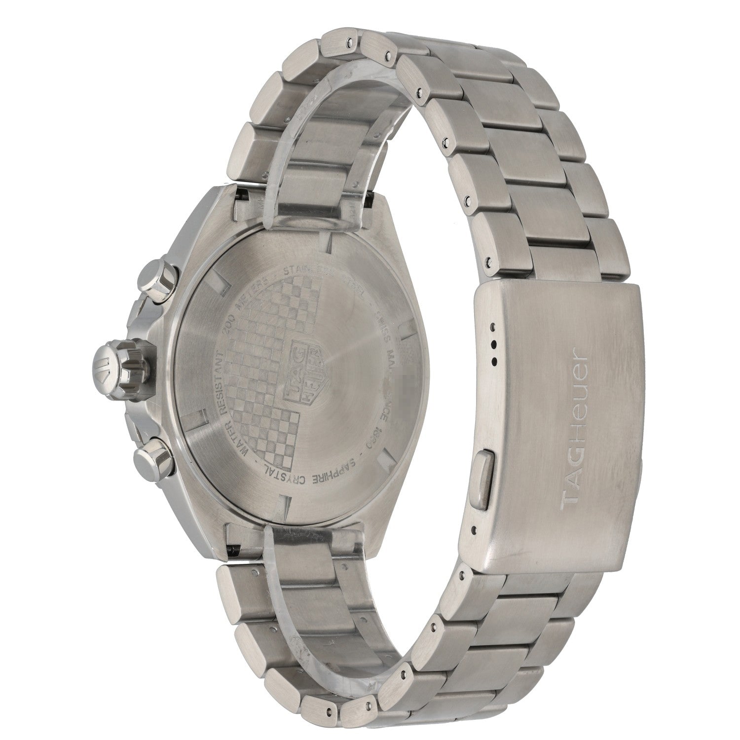 Tag Heuer Formula 1 CAZ1011, Grey Dial, Stainless Steel, Rear Angle Image