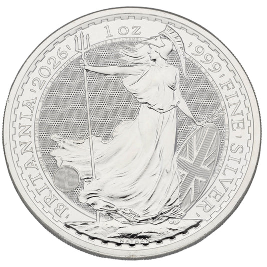 New Fine Silver King Charles III 1 OZ Britannia 2026