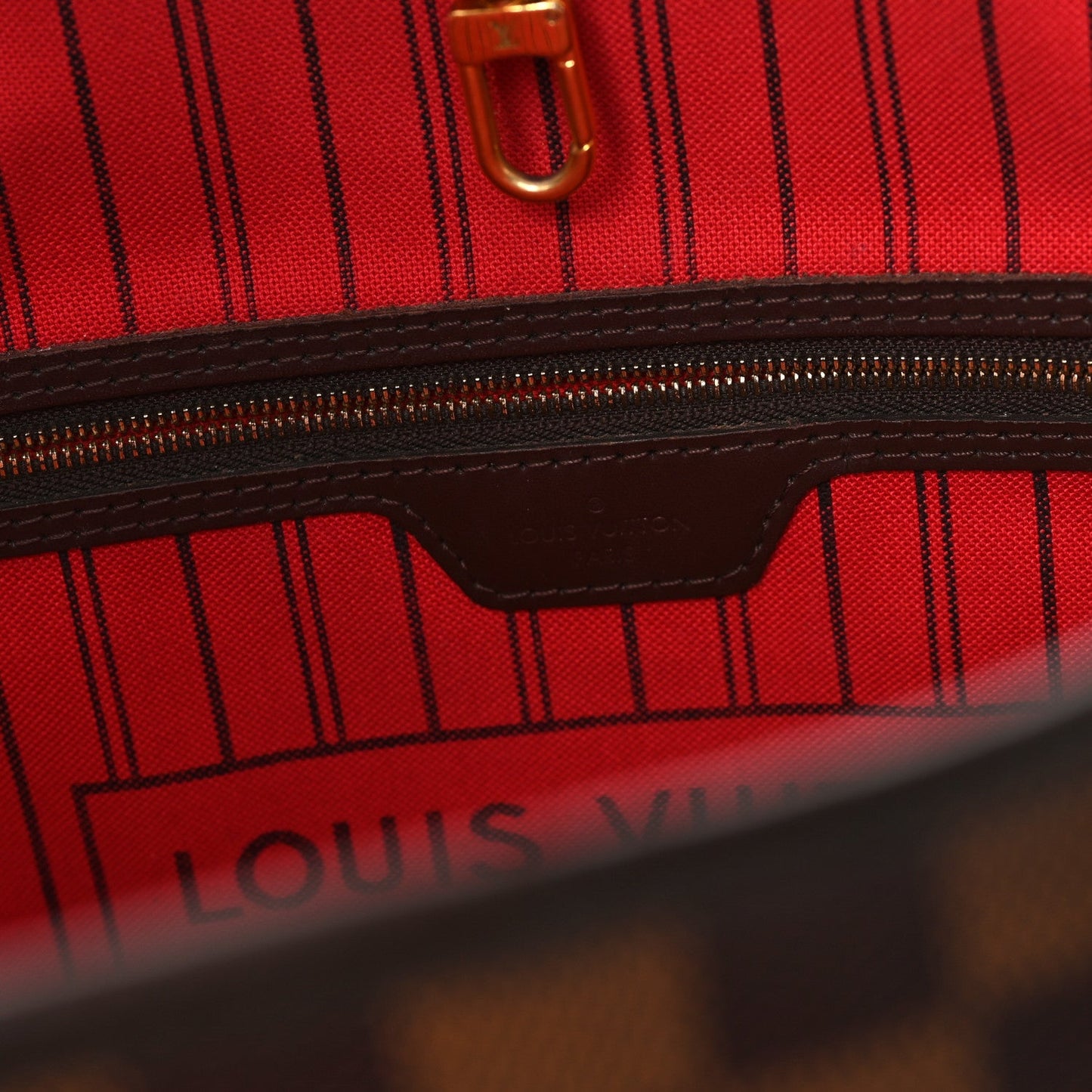 Louis Vuitton Neverfull MM Damier Ebene Coated Canvas Bag - Brown
