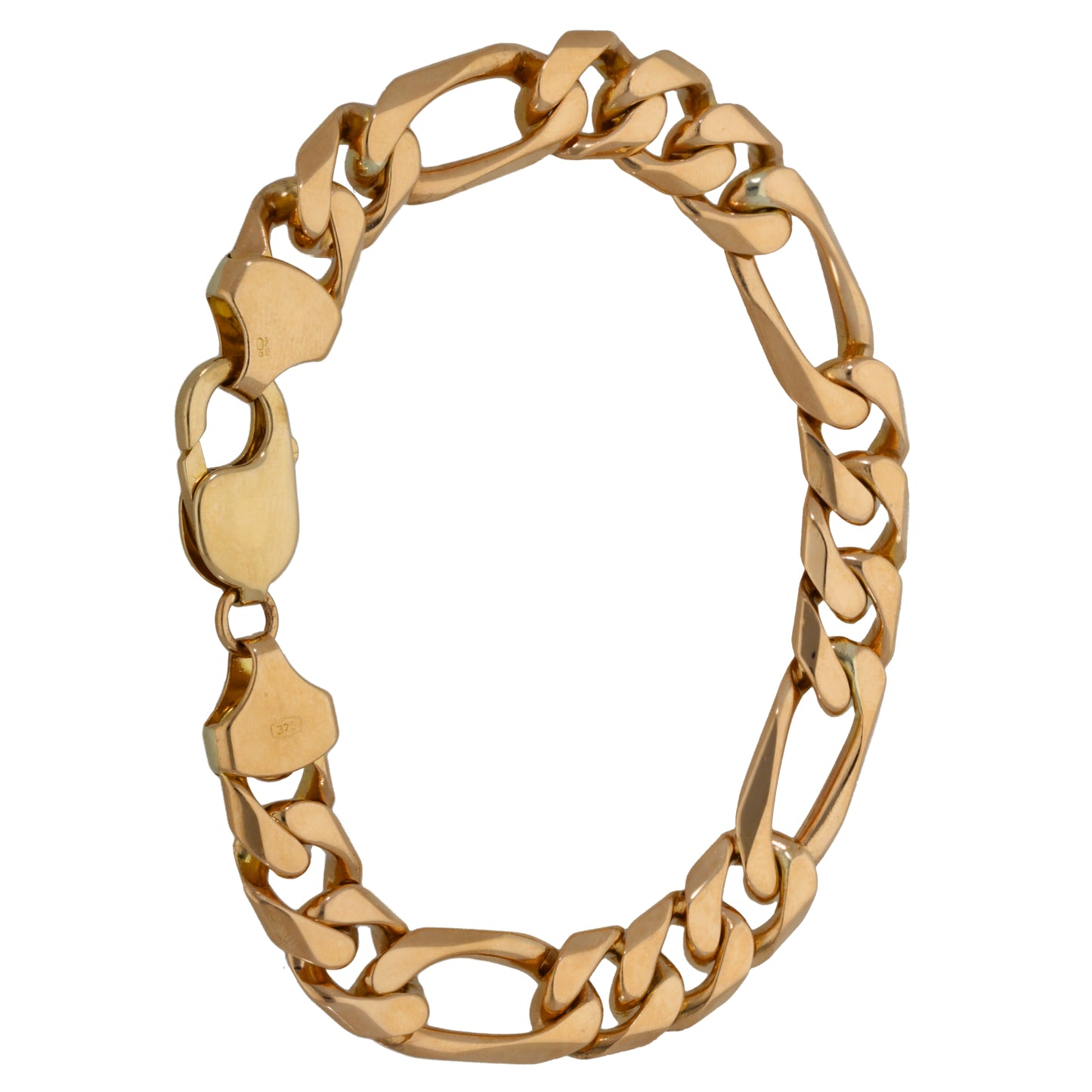 9ct Gold Figaro Bracelet