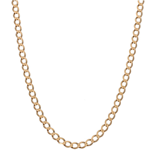 9ct Gold Curb Chain 24"