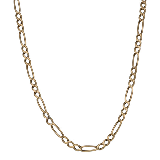 9ct Gold Figaro Chain 24"