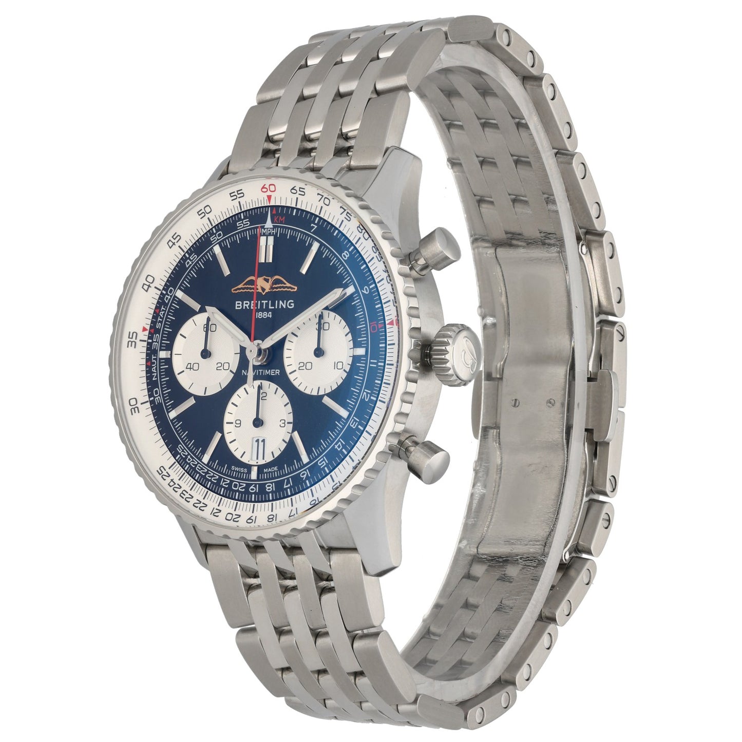 Breitling Navitimer AB0138 43mm Stainless Steel Watch