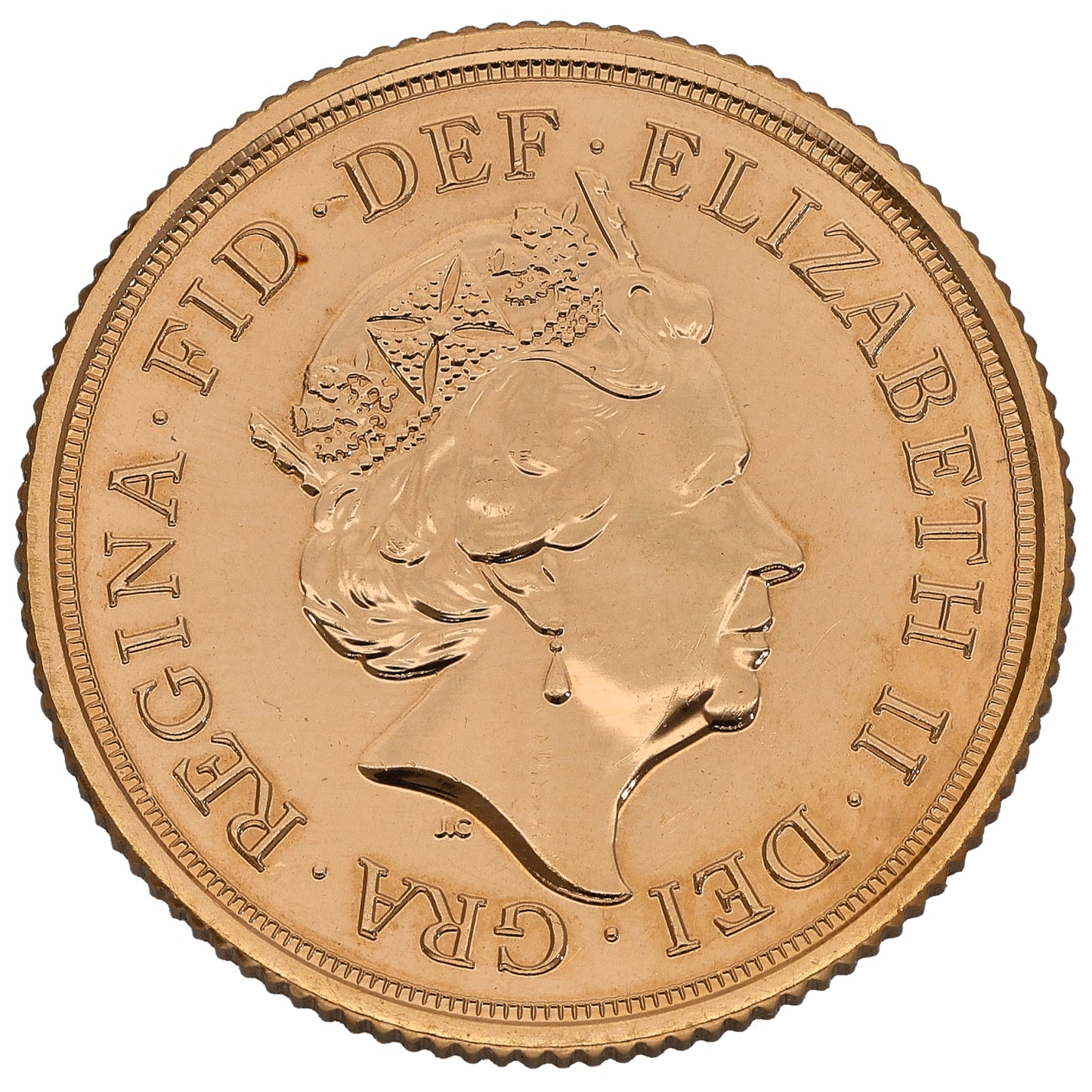 22ct Gold Queen Elizabeth II Full Sovereign Coin 2022