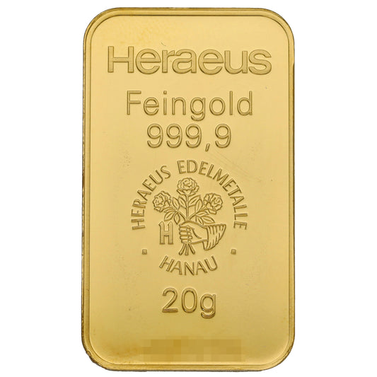 24ct 20g Gold Bar