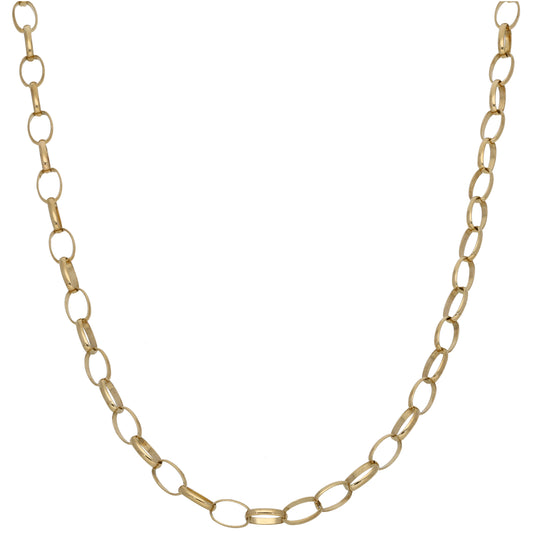 9ct Gold Belcher Chain 22"