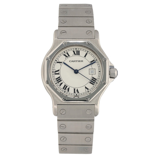 Cartier Santos Ronde 2965 28mm Stainless Steel Watch
