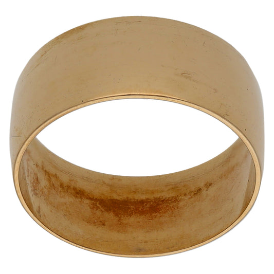9ct Gold Plain Wedding Ring Size K