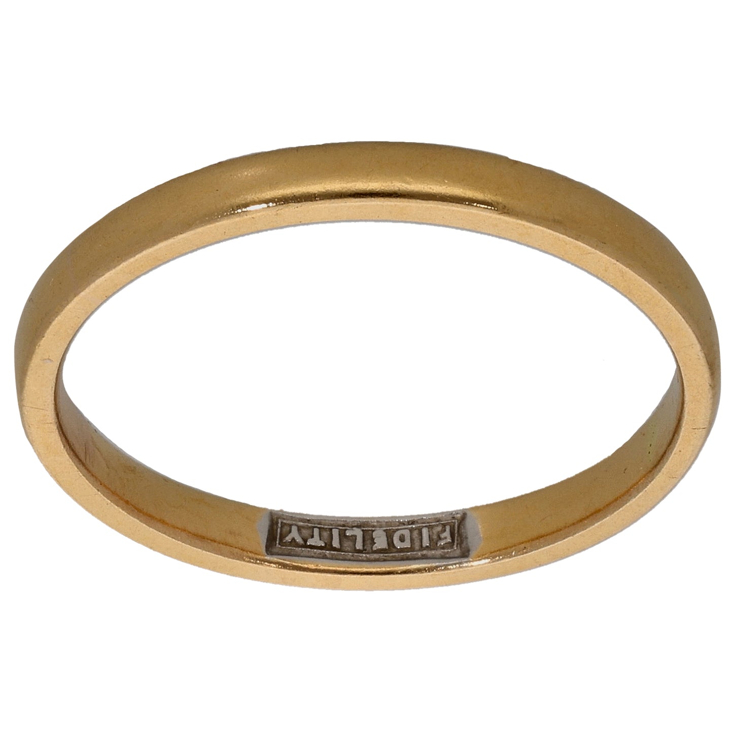 22ct Gold Plain Wedding Ring Size Q