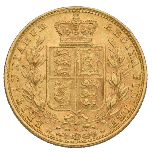22ct Gold Queen Victoria Full Sovereign Coin 1880