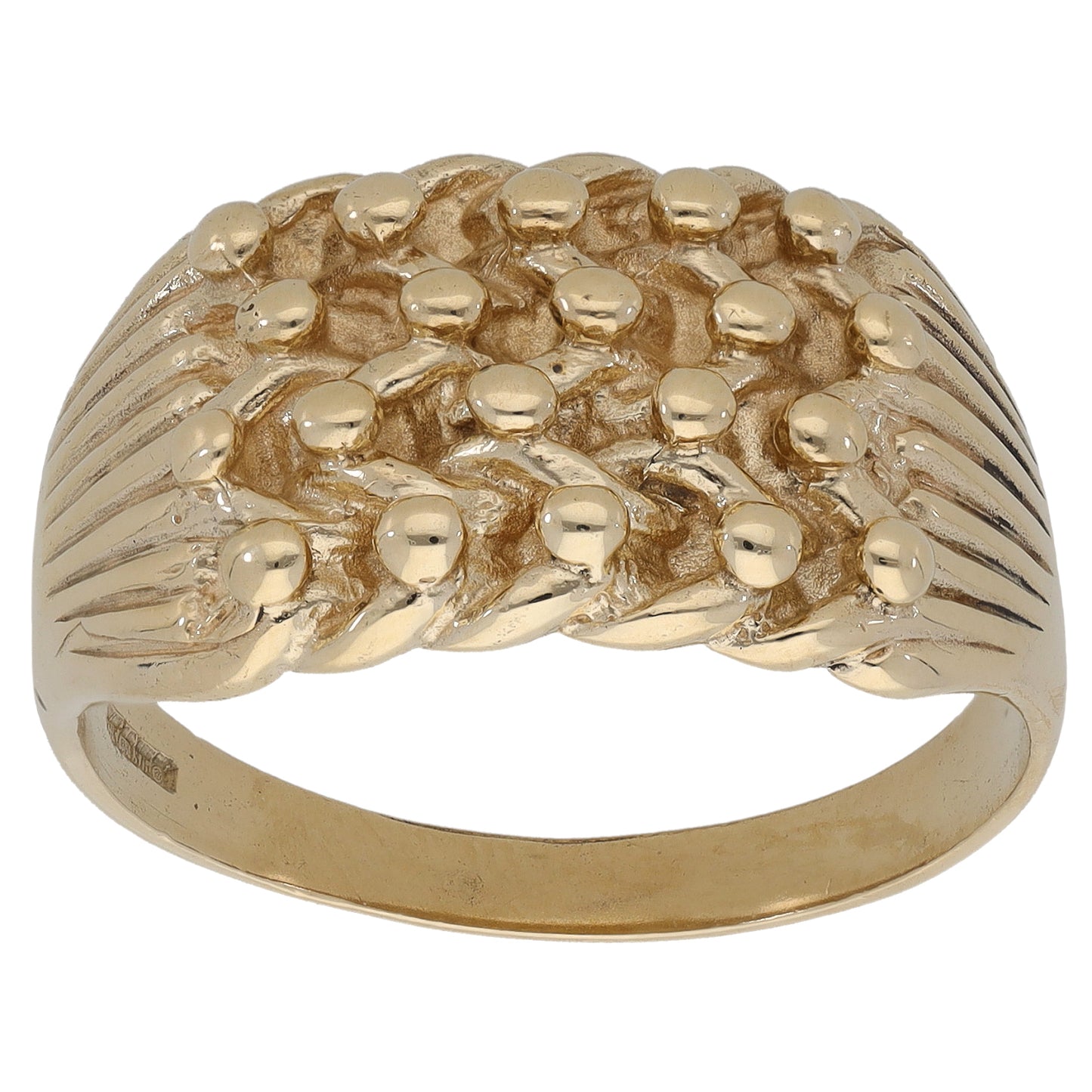 9ct Gold Keeper Ring Size X