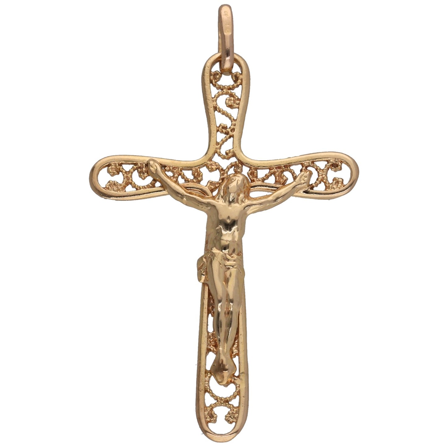 9ct Gold Crucifix Pendant