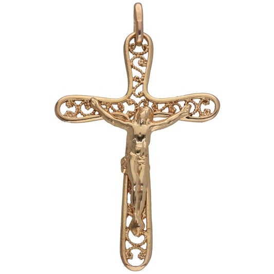 9ct Gold Crucifix Pendant