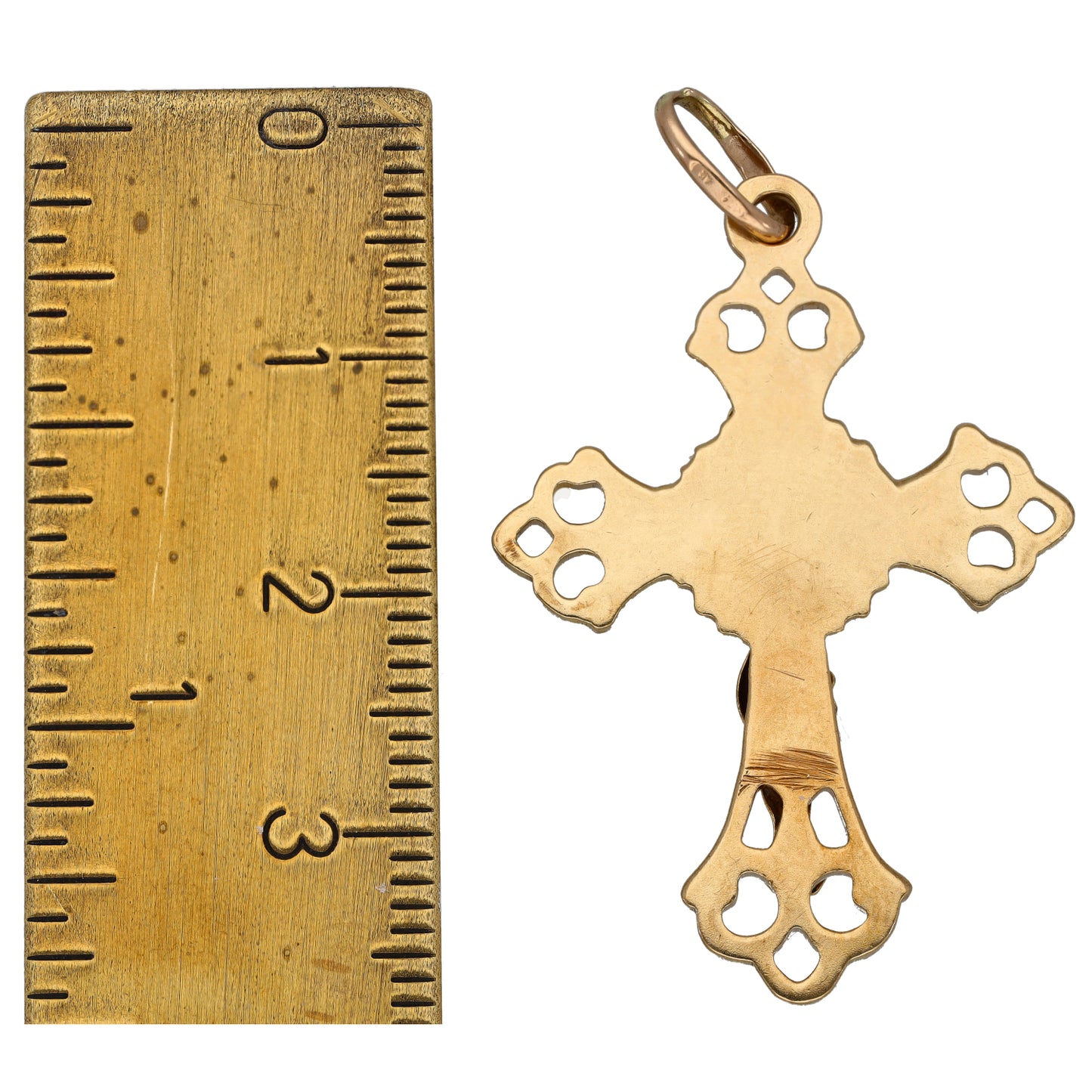 9ct Gold Crucifix Pendant