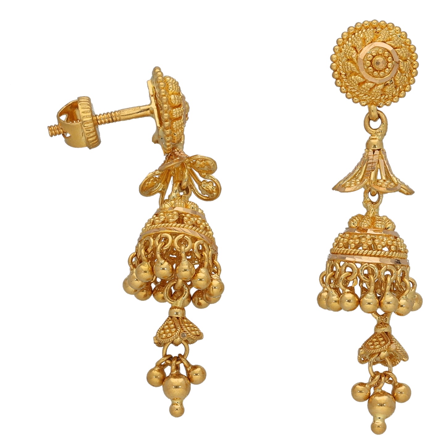 22ct Gold Drop Earrings