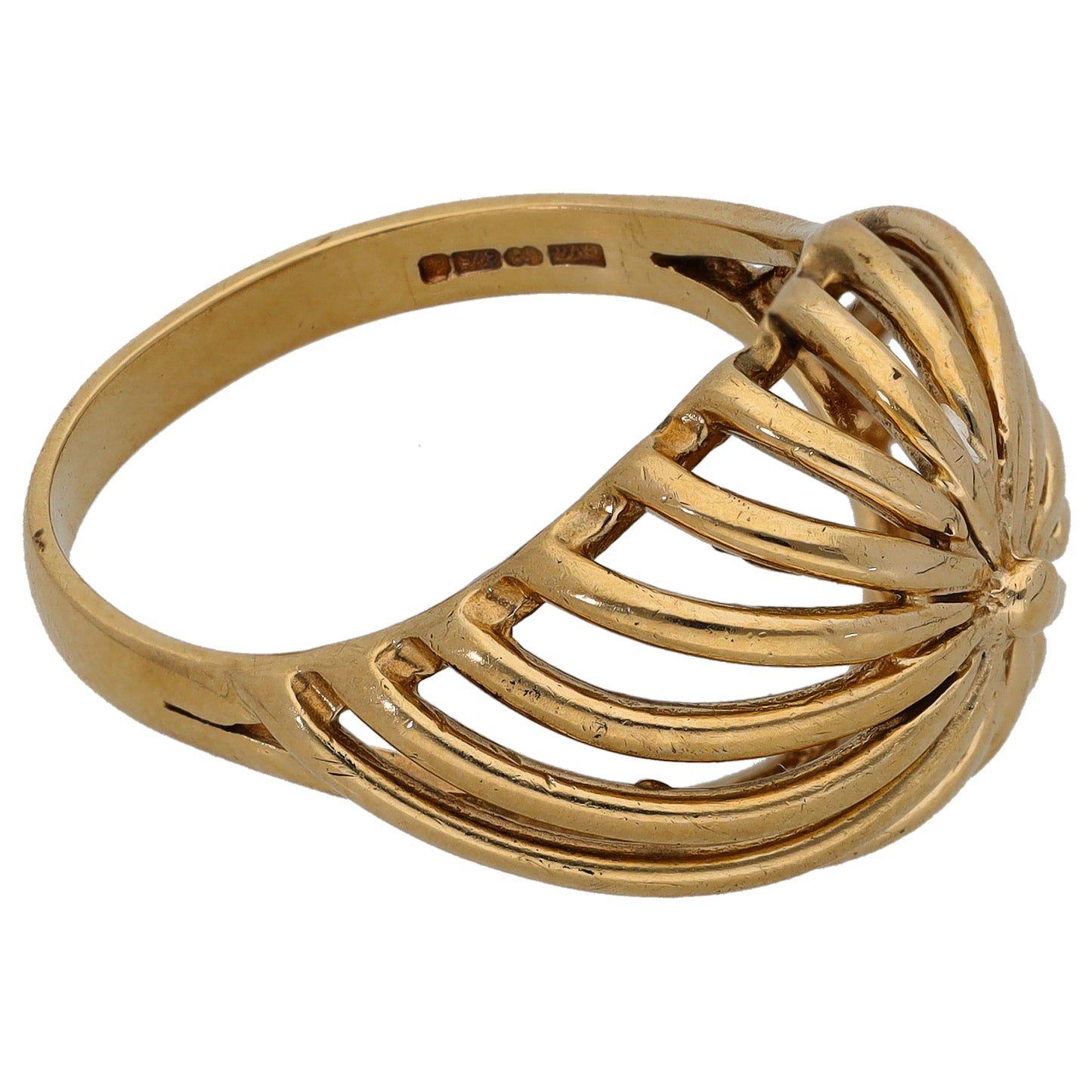 9ct Gold Alternative Ring Size Q