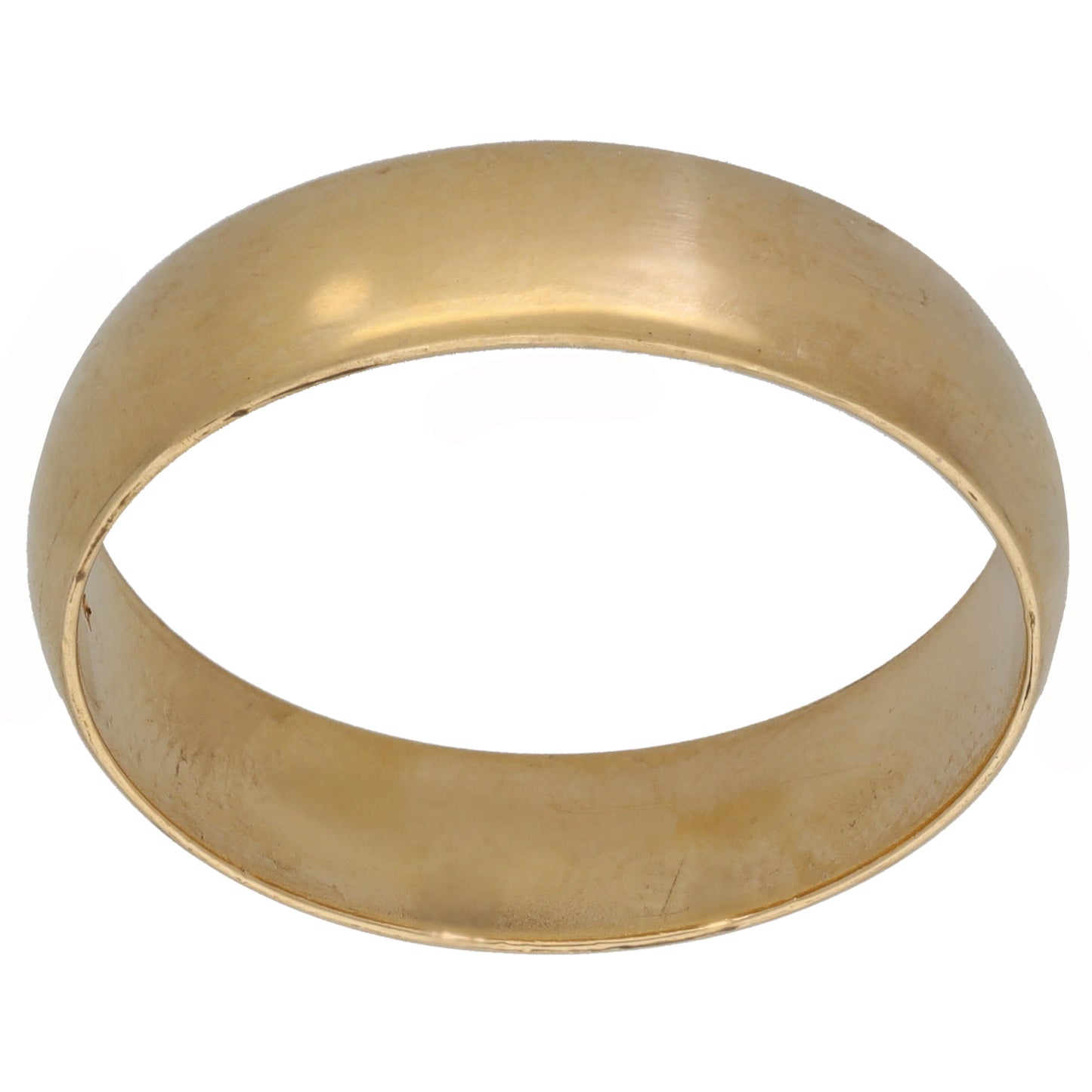9ct Gold Plain Wedding Ring Size X