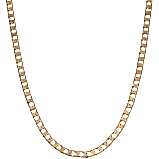 9ct Gold Curb Chain 20"