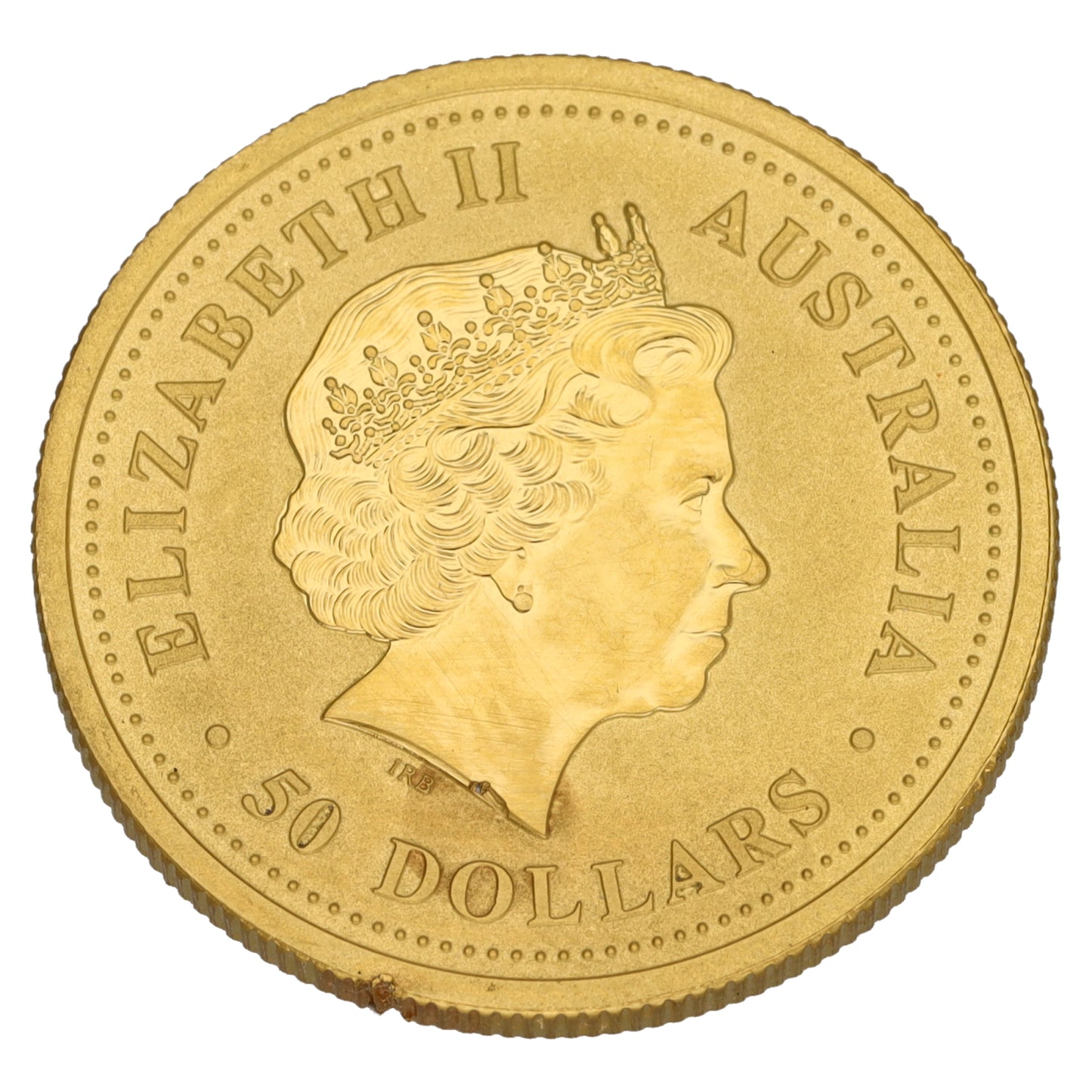 24ct Gold The Australian Nugget 1/2 OZ Coin 1999