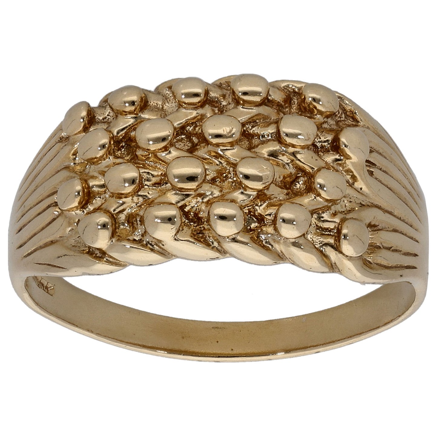 9ct Gold Keeper Ring Size X