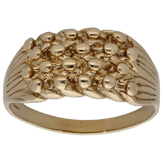 9ct Gold Keeper Ring Size X