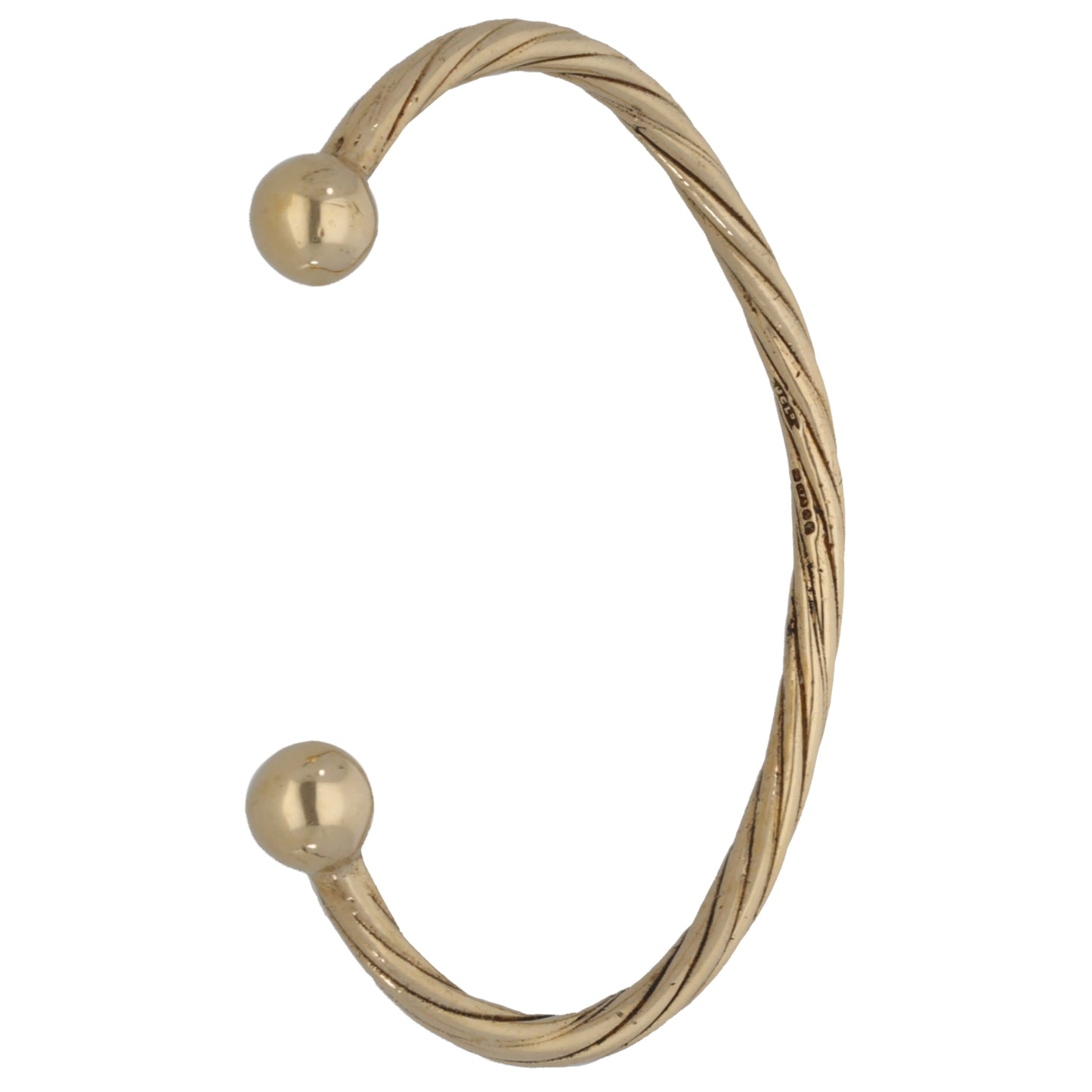 9ct Gold Torque Bangle