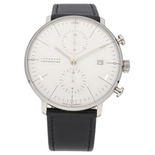 Load image into Gallery viewer, Ex-Display Junghans Max Bill Chronoscope 27/4600.04 40mm Stainless Steel Watch
