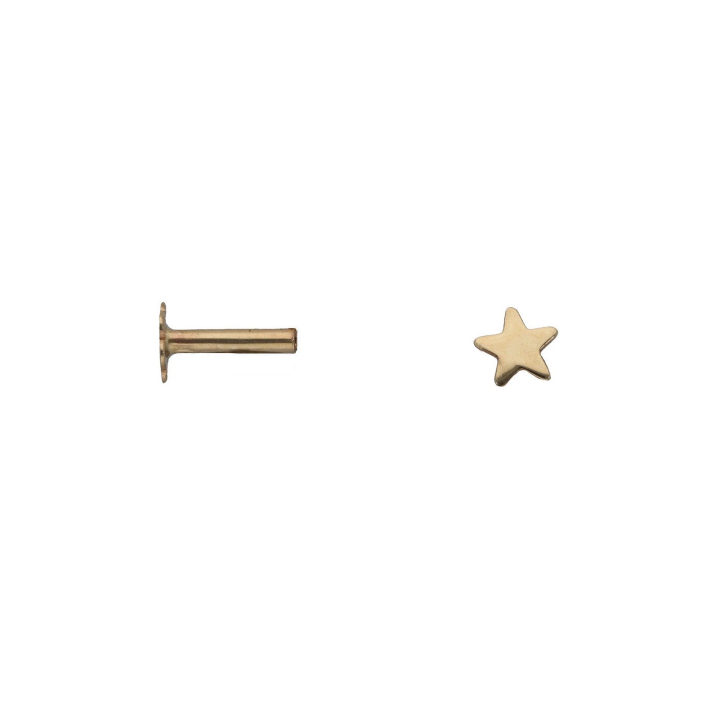 9ct Gold Star Nose Stud