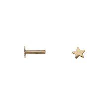 Load image into Gallery viewer, 9ct Gold Star Nose Stud
