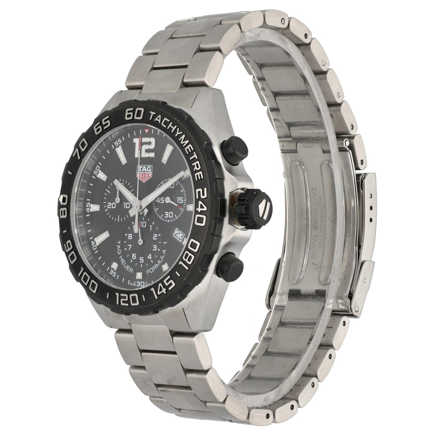 Tag Heuer Formula 1 CAZ1010, black dial, stainless steel case and bracelet