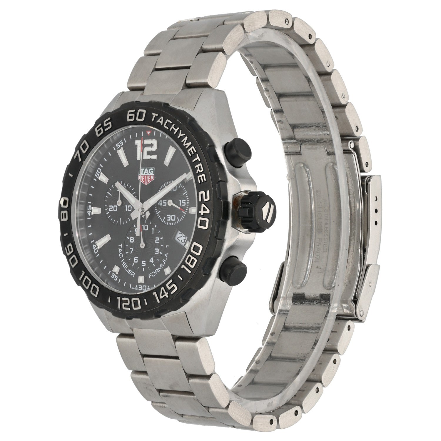 Tag Heuer Formula 1 CAZ1010, black dial, stainless steel case and bracelet