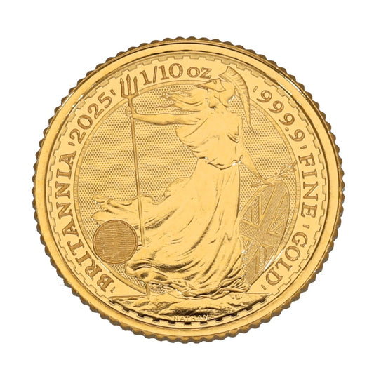 24ct Gold King Charles III 1/10 OZ Britannia Coin 2025