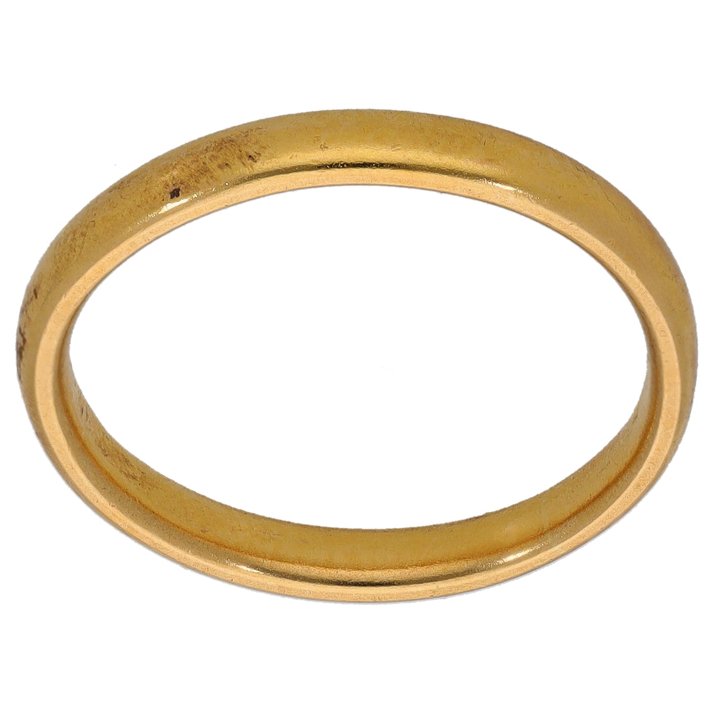 22ct Gold Plain Wedding Ring Size O