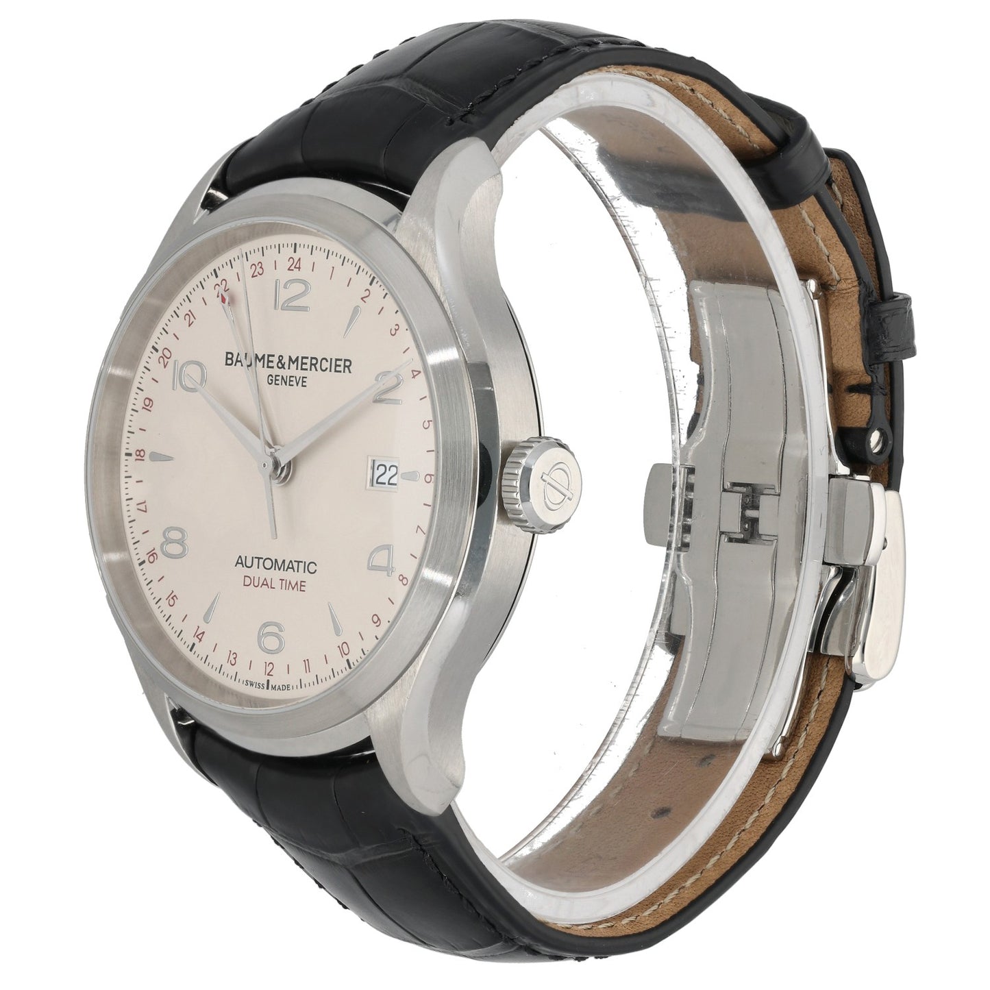 Baume Et Mercier Clifton 65730 40mm Stainless Steel Watch