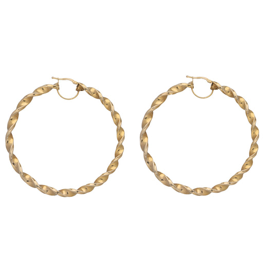 9ct Gold Hoop Earrings