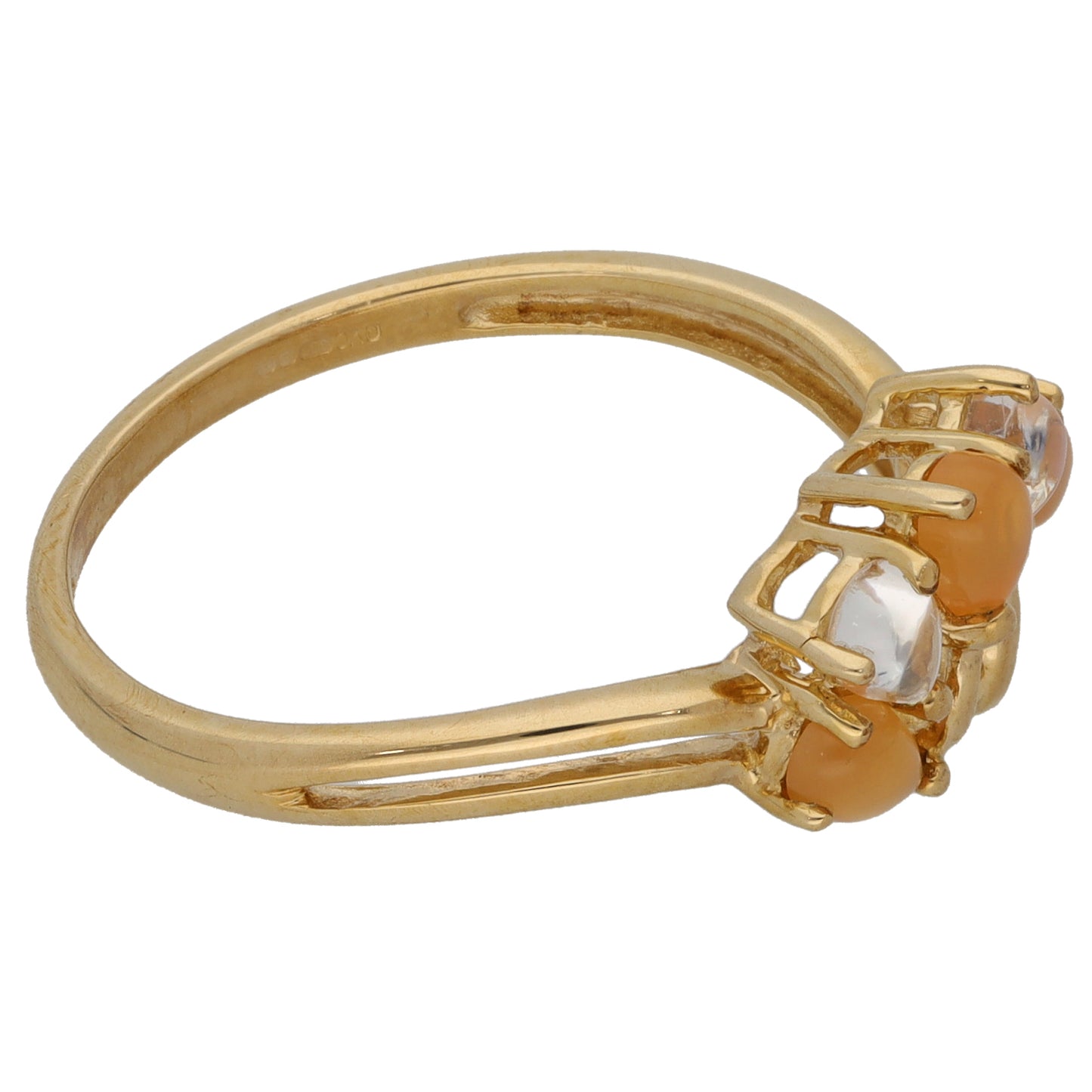 9ct Gold Opal Dress/Cocktail Ring Size T