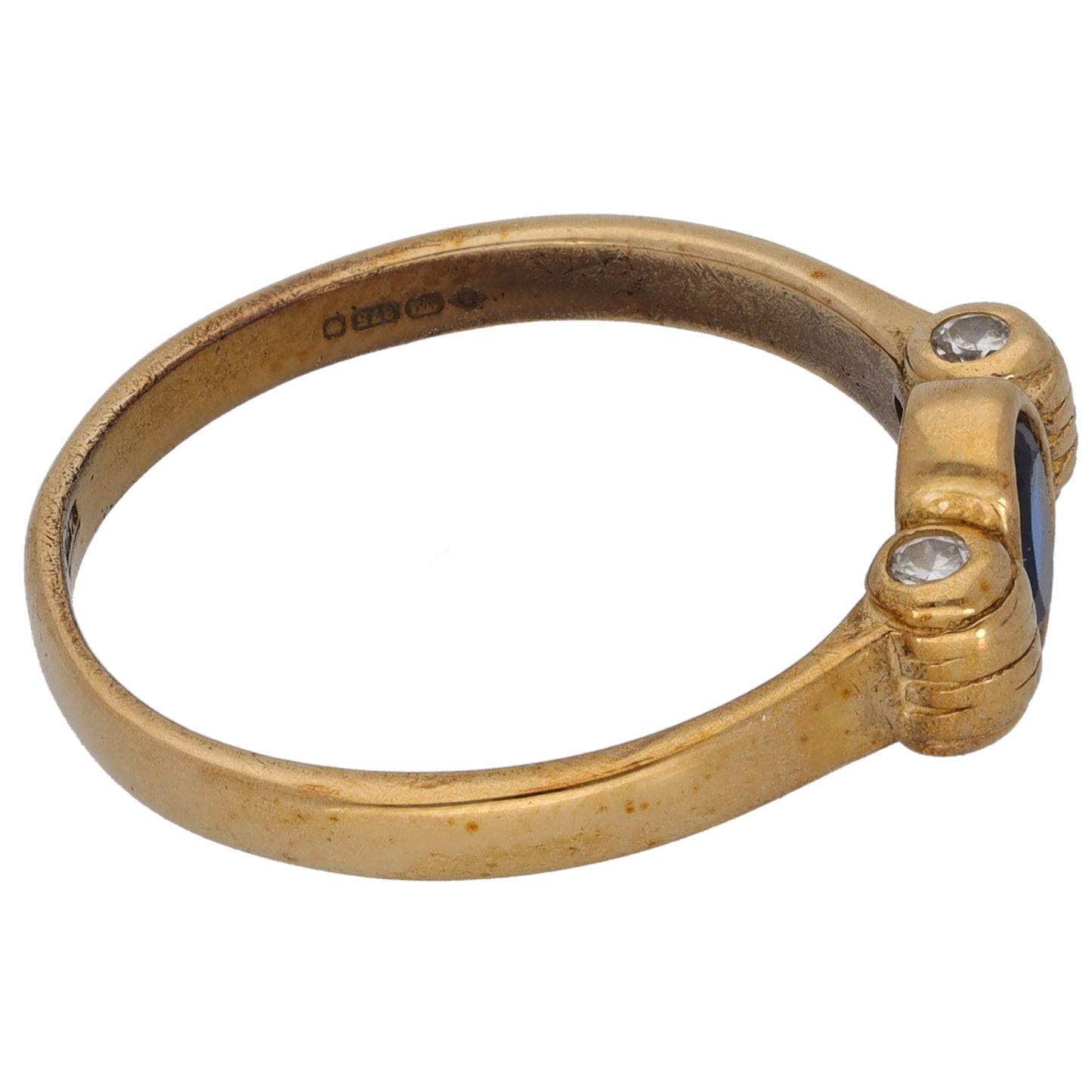 9ct Gold Imitation Dress/Cocktail Ring Size R