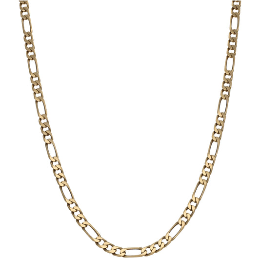 9ct Gold Figaro Chain 20"