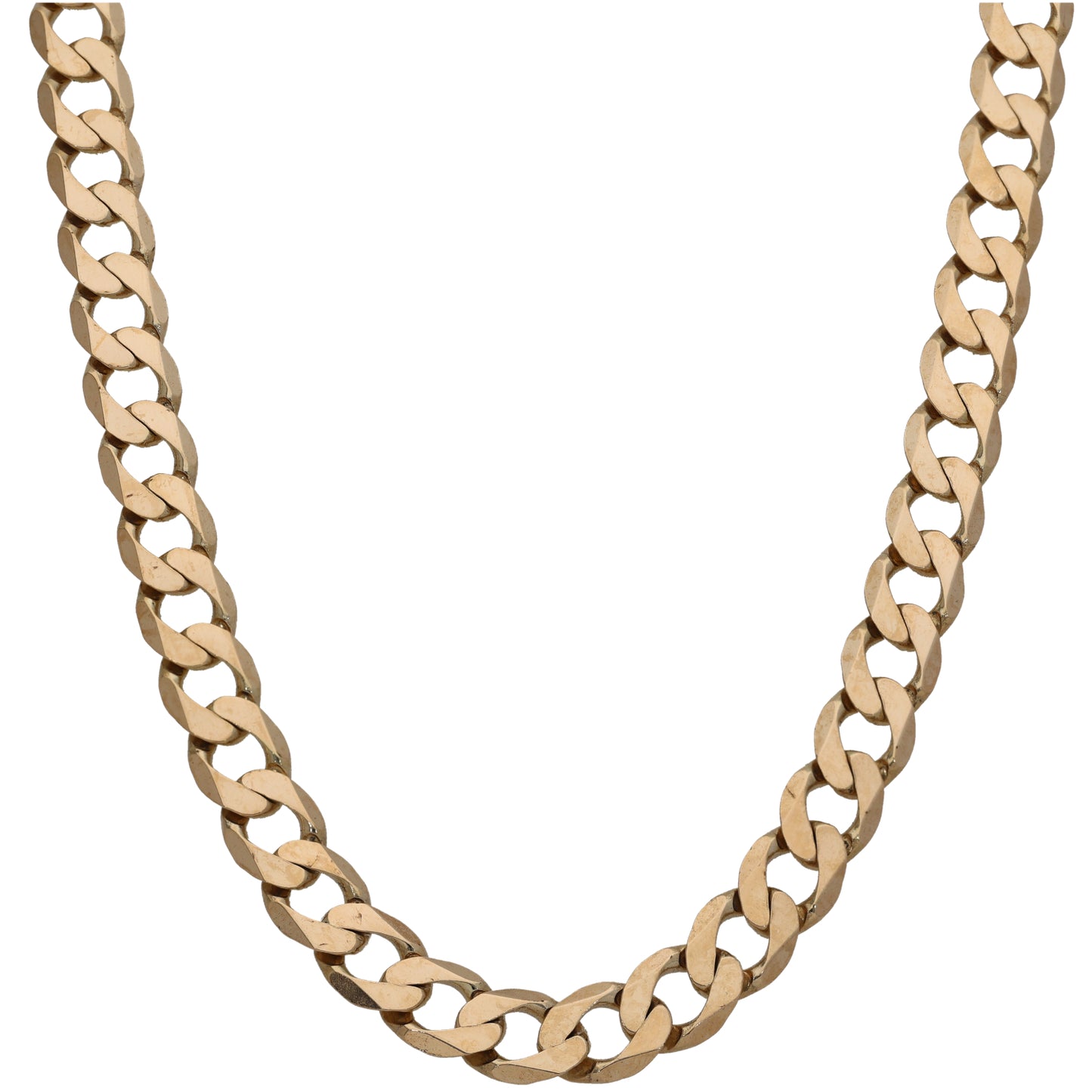 9ct Gold Curb Chain 20"