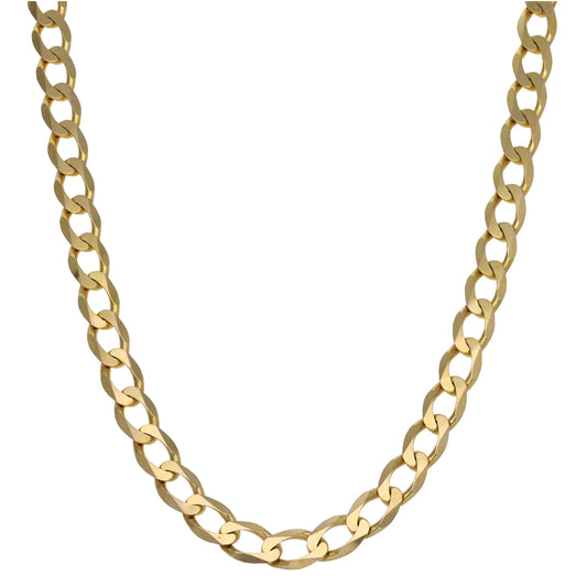 9ct Gold Curb Chain 20"