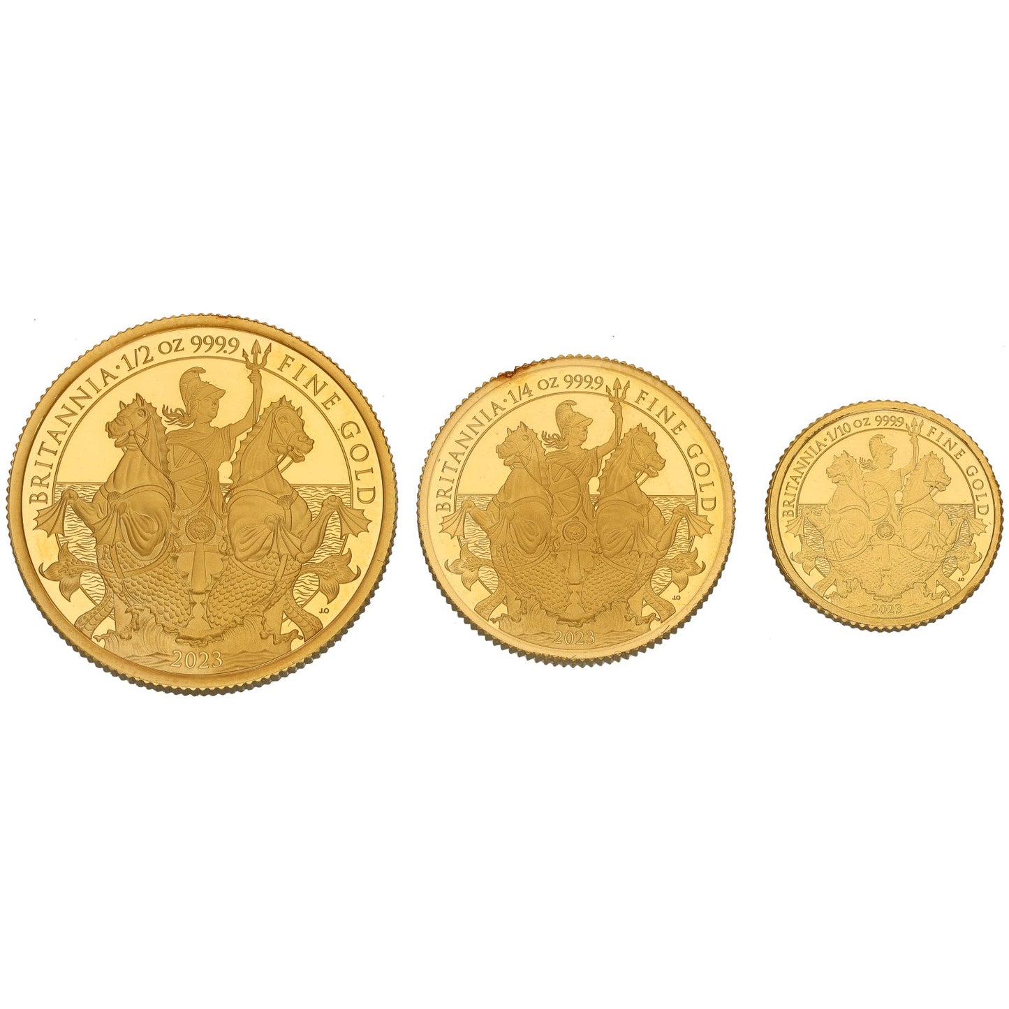 22ct Gold King Charles III Britannia Coin Set 2023