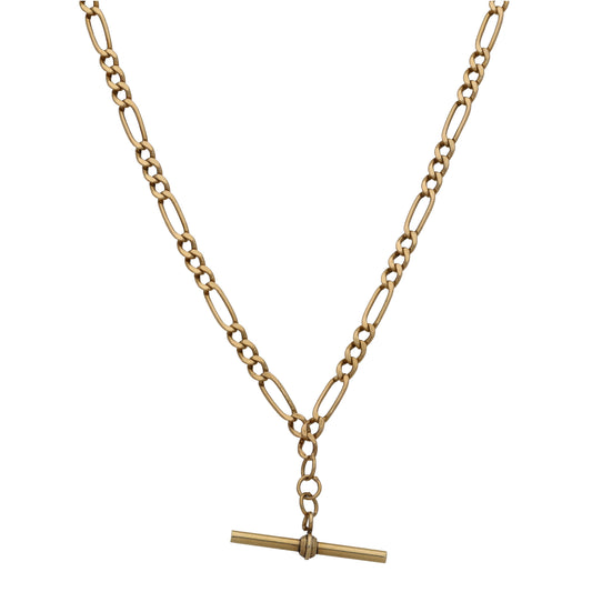 9ct Gold Figaro Chain 18"