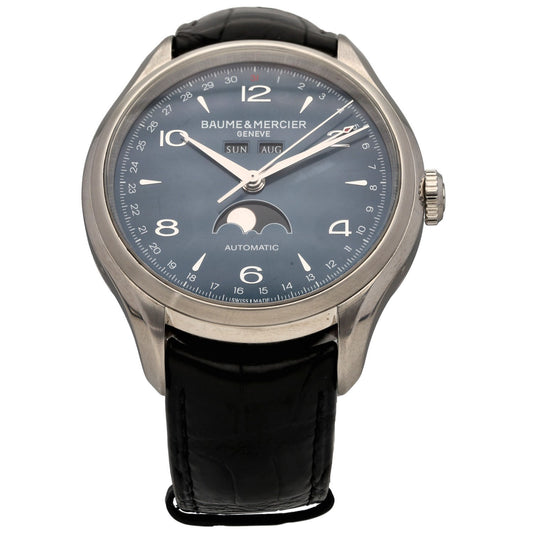 Baume Et Mercier Clifton 65718 43mm Stainless Steel Watch