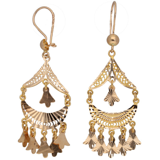 14ct Gold Drop Earrings