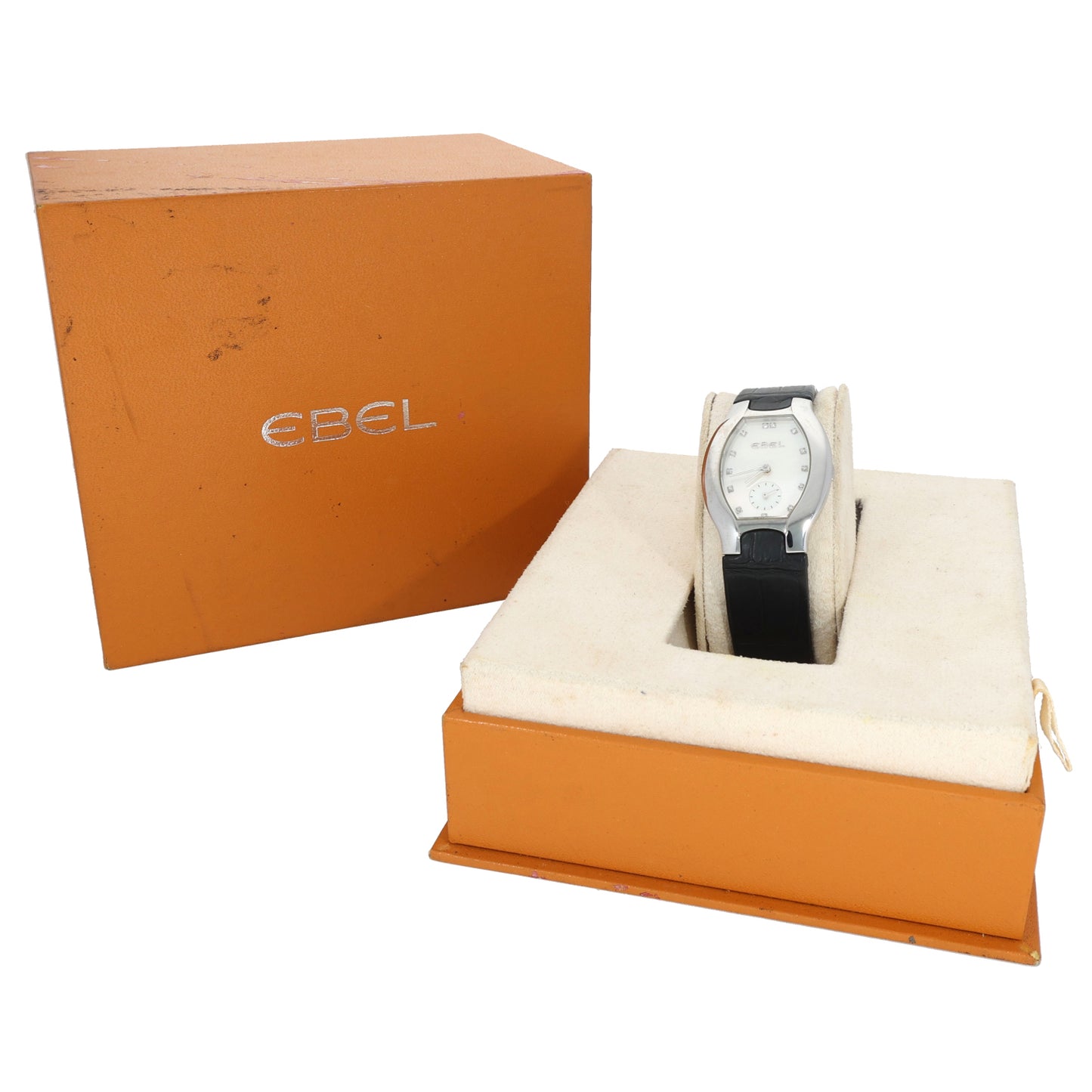Ebel Beluga Tonneau 9980G31 28mm Stainless Steel Watch
