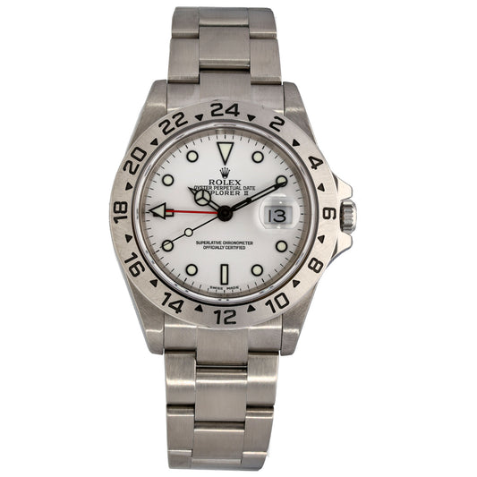 Rolex Explorer II 16570 40mm Stainless Steel Watch
